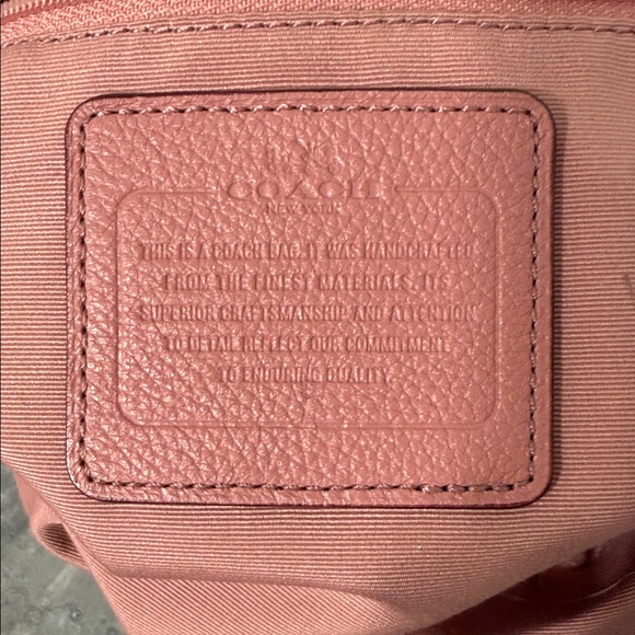 Coach Pebble Leather Shoulder Bag F34511 : Shadow Rose; GUC - Picture 7 of 10